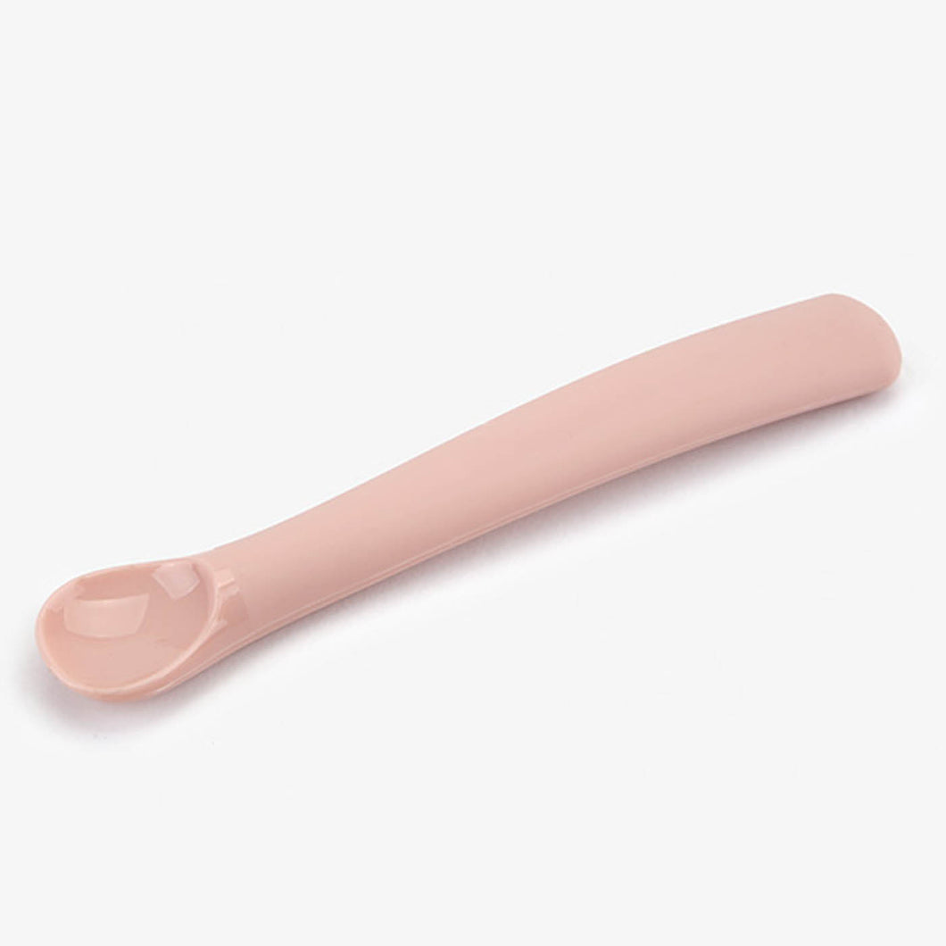 Silicone baby spoon (Large) - Strawberry pink