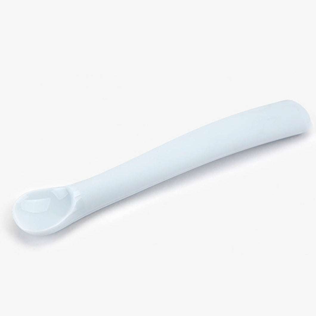 Silicone baby spoon (Large) - Sky blue