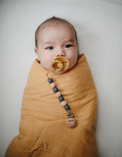 Load image into Gallery viewer, Muslin Swaddle Blanket Organic Cotton (Fog)
