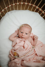 Load image into Gallery viewer, Muslin Swaddle Blanket Organic Cotton (Blush)
